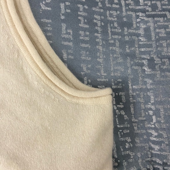 NWT JONATHAN SIMKHAI Flynn Recycled Cashmere Wrap Dress -Ivory - Picture 11 of 15